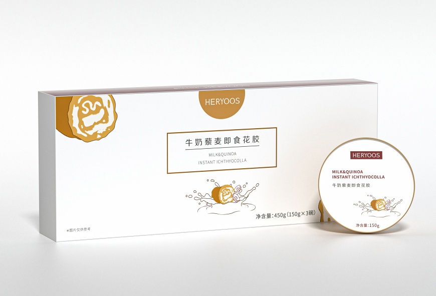 HERYOOS和優良品 牛奶藜麥即食花膠大塊厚花膠