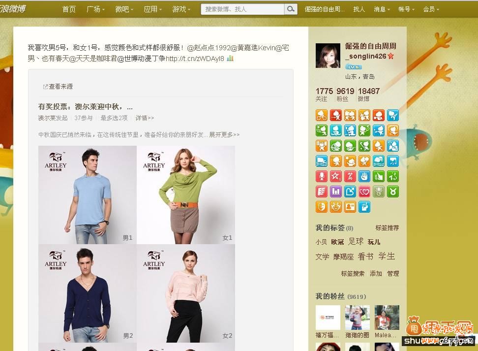 甩手網店微博推廣11