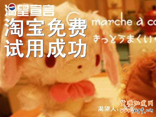 淘寶試用中心:流量爆滿成功大揭秘