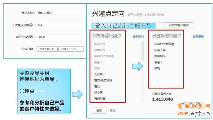 分享:解讀《鉆展興趣點定向》秘密所在