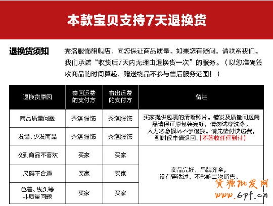 淘寶退換貨運費