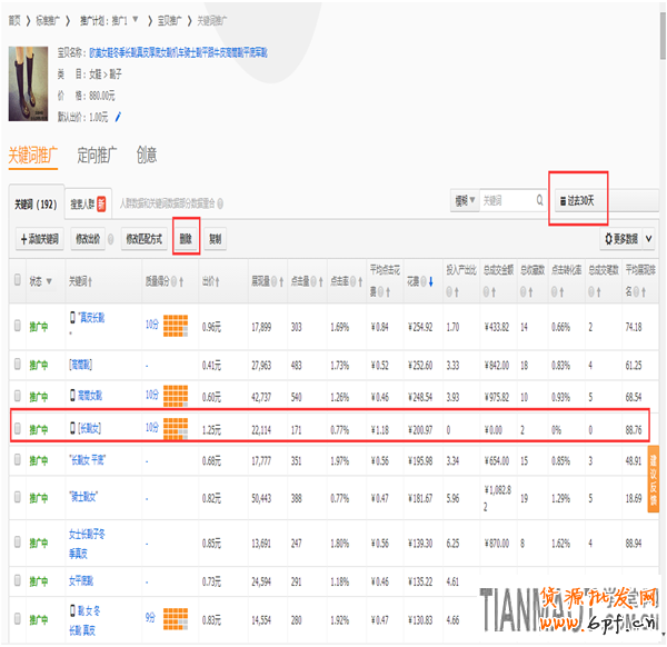 實(shí)操案例分析店鋪淡季玩淘寶直通車方法
