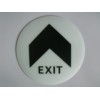 地面疏散指示標志，EXIT圓形地貼膜 PVC夜光地貼膜