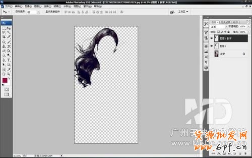 如何使用PS濾鏡來摳取頭發圖片