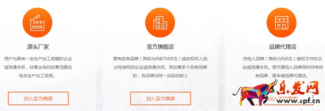 阿里巴巴招商標準