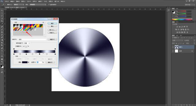 PS教程:簡單設計一個金屬拉絲黑膠圓形唱片